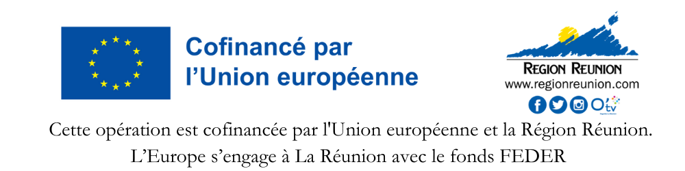 Co financé par l'Union Européenne et la Région Réunion